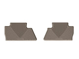 WeatherTech 14+ Chevrolet Silverado Rear Rubber Mats - Black - W311TN
