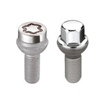 McGard 5 Lug Hex Install Kit w/Locks (Radius Seat Bolt) M14X1.5 / 17mm Hex / 27.5mm Shank L - Chrome - 68174