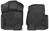 Husky Liners 2015 Ford F-150 SuperCrew Cab X-Act Contour Black Front Seat Floor Liners - 53341
