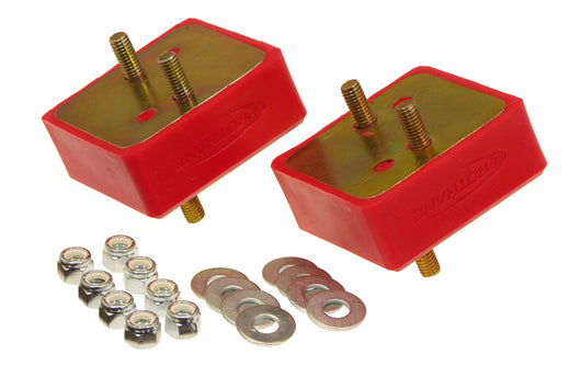 Prothane 67-92 Jeep V8 Motor Mounts - Red - 1-503