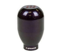 NRG Shift Knob For Honda 42mm - Heavy Weight 480G / 1.1Lbs. - Green Purple / Chameleon (5 Speed) - SK-100GP-2-W
