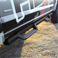 Westin/HDX Stainless 15-18 Ford F-150 SC/17-18 F-250/F-350 CC Drop Nerf Step Bars - Textured Black - 56-139452