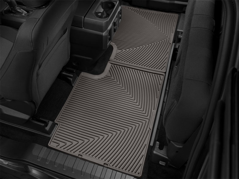 WeatherTech 2015+ Ford F-150 Rear Rubber Mats - Cocoa - W358CO
