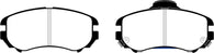 EBC 07-08 Hyundai Elantra 2.0 Yellowstuff Front Brake Pads - DP41643R