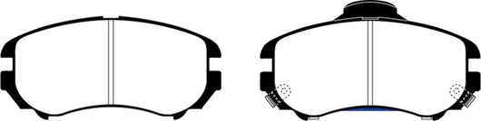 EBC 07-08 Hyundai Elantra 2.0 Yellowstuff Front Brake Pads - DP41643R