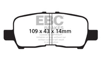 EBC 05-09 Buick Allure (Canada) 3.6 Redstuff Rear Brake Pads - DP31684C