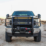 Westin 2017-2018 Ford F-250/350 HDX Winch Mount Grille Guard - Black - 57-93905