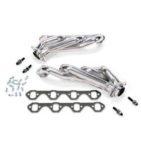 BBK 79-93 Mustang 5.0 Shorty Unequal Length Exhaust Headers - 1-5/8 Silver Ceramic - 15150