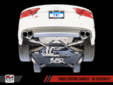 AWE Tuning Audi C7 / C7.5 S6 4.0T Track Edition Exhaust - Diamond Black Tips - 3020-43050