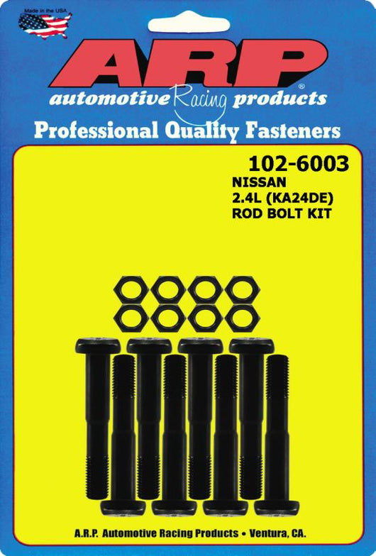 ARP Nissan KA24DE Rod Bolt Kit - 102-6003