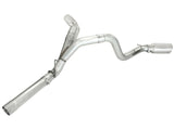 aFe MACHForce XP Exhaust Aluminized Dual Split DPF Back 11-15 GM Diesel Truck V8-6.6L (td) (pol tip) - 49-04043-P
