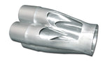 Vibrant 4-1 SS Merge Collectors (2-1/8in Inlet Slipover ID 3-1/2in Merge Outlet OD) Single Unit - 10312