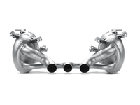 Akrapovic 10-15 Ferrari 458 Italia/458 Spyder Slip-On Line (Titanium) w/ Carbon Tips - MTP-FE458H