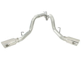 aFe MACHForce XP Exhaust Aluminized Dual Split DPF Back 11-15 GM Diesel Truck V8-6.6L (td) (pol tip) - 49-04043-P