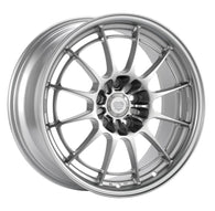 Enkei NT03 17x7.5 4x100 45mm Offset 72.6mm Bore Silver Wheel Miata / 02-06 Mini - 3657754945SP