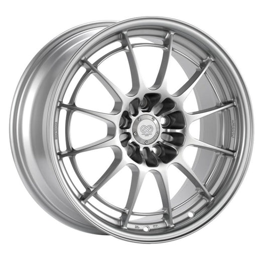Enkei NT03 17x7.5 4x100 45mm Offset 72.6mm Bore Silver Wheel Miata / 02-06 Mini - 3657754945SP