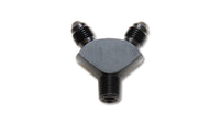 Vibrant -3AN x -3AN x 1/8in NPT Y-Adapter Fitting - Aluminum - 10818