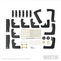 Westin/HDX 17-18 Ford F-250/350 Crew Cab (6.75ft Bed) Stainless Drop Nerf Step Bars - Textured Black - 56-5340252