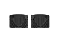 WeatherTech 93 Mercedes-Benz 300CE Rear Rubber Mats - Black - W20