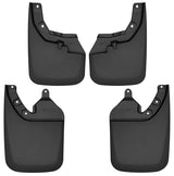 Husky Liners 2016-2017 Toyota Tacoma w/ OE Fender Flares Front and Rear Mud Guards - Black - 56946