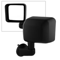 Xtune Jeep Wrangler 07-15 OE Mirror Black Manual Left MIR-25012-822-M-L - 9935107