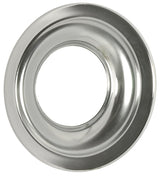 K&N Metal Base Plate 11in OD 5-1/8in Flange 1-1/8in H Chrome Finish - 01988