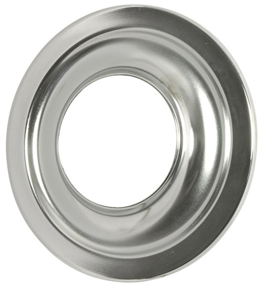 K&N Metal Base Plate 11in OD 5-1/8in Flange 1-1/8in H Chrome Finish - 01988