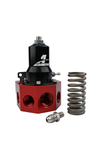 Aeromotive Regulator - 30-120 PSI - .500 Valve - 4x AN-08 and AN-10 inlets / AN-10 Bypass - 13133