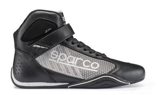 Sparco Shoe Omega KB6 46 Blk/Sil - 00125746NRSI