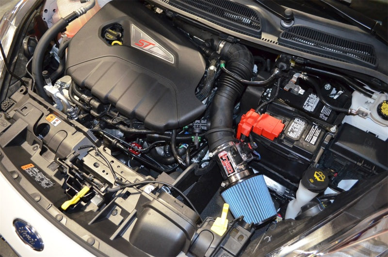 Injen 2016 Ford Fiesta ST 1.6L Turbo 4Cyl Wrinkle Red Short Ram Intake w/MR Tech (Special order) - SP9018WR