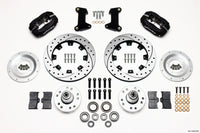 Wilwood Forged Dynalite Front Kit 12.19in Drilled 74-80 Pinto/Mustang II Disc Spindle only - 140-10440-BD