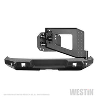 Westin 18-19 Jeep Wrangler JL WJ2 Rear Bumper w/ Tire Carrier - Textured Black - 59-82035