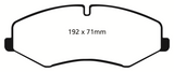 EBC 10-14 Land Rover LR4 5 Greenstuff Front Brake Pads - DP62060