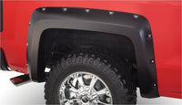 Bushwacker 14-18 Chevy Silverado 1500 Fleetside Pocket Style Flares 4pc - Black - 40959-02