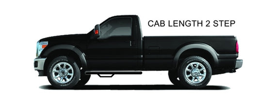 N-Fab Nerf Step 99-16 Ford F-250/350 Super Duty SuperCab - Gloss Black - Cab Length - 3in - F9973QC