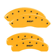 MGP 4 Caliper Covers Engraved Front & Rear MGP Yellow Finish Black Characters 2000 Ford F-150 - 10022SMGPYL