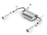 Borla 12-16 Jeep Wrangler 3.6L AT/MT 4WD Single Split Rr Exit Touring Exhaust (rear section only) - 11834