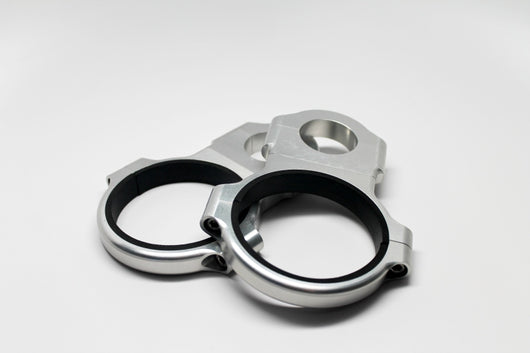 Fuelab Cage Mount Fuel Pump Billet Bracket Set - (2) Brackets for Each Pump - 45103