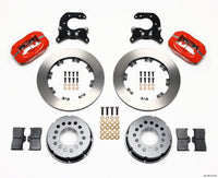 Wilwood Forged Dynalite P/S Rear Kit Red Small Ford 2.66in Offset - 140-2113-R