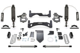 Fabtech 14-18 GM C/K1500 w/OE Forged UCA 6in Perf. System Gen II w/DL 2.5 Coilovers & Rear DL Shocks - K1111DL