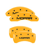 MGP 4 Caliper Covers Engraved Front & Rear MGP Red finish silver ch - 32002SMGPRD