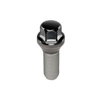 McGard Hex Lug Bolt (Cone Seat) M12X1.25 / 17mm Hex / 22.0mm Shank Length (Box of 50) - Black - 69732BK