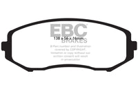 EBC 08+ Suzuki Grand Vitara 2.4 Greenstuff Front Brake Pads - DP61818