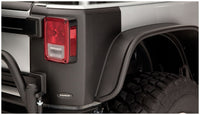 Bushwacker 07-18 Jeep Wrangler Trail Armor Rear Corners - Black - 14009