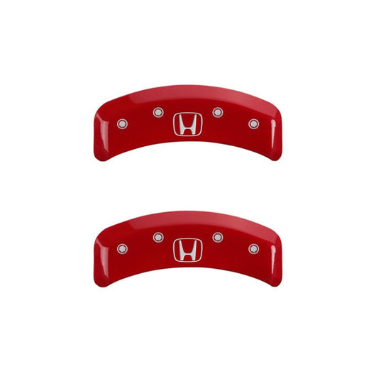 MGP 4 Caliper Covers Engraved Front Honda Engraved Rear H Logo Yellow finish black ch - 20130SHOHYL