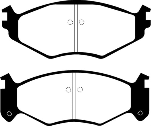 EBC 91-95 Chrysler LeBaron 2.5 (15in Wheels) Ultimax2 Front Brake Pads - UD522