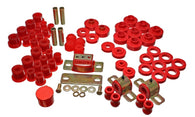 Energy Suspension 76-79 Jeep CJ/CJ7 Red Hyper-Flex Master Bushing Set - 2.18103R