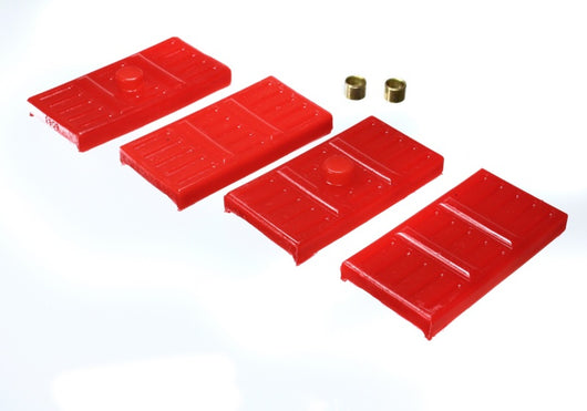 Energy Suspension 67-69 Camaro / 62-74 Nova/Chevy II / 67-69 Firebird Red Mono-Leaf Spring Isolators - 3.6113R