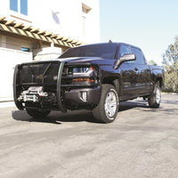 Westin 2016-2018 Chevrolet Silverado 1500 HDX Winch Mount Grille Guard - Black - 57-93875