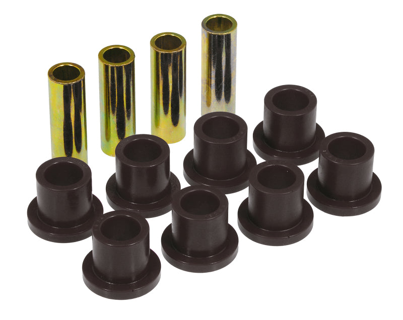 Prothane 73-79 Ford F250 Crew Cab / F350 Rear Spring & Shackle Bushings - Black - 6-1005-BL